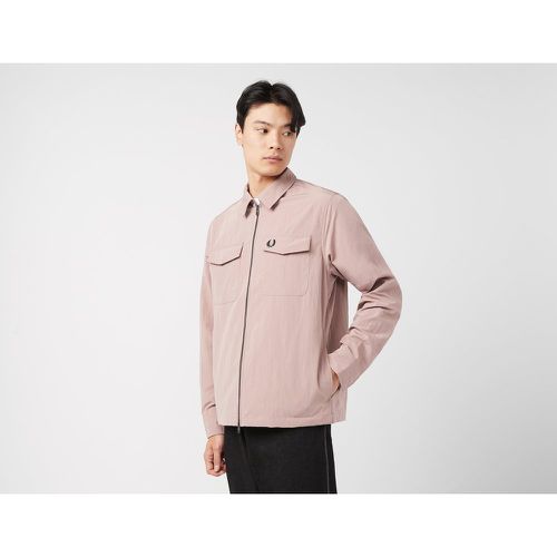 Fred Perry Zip Overshirt, Pink - Fred Perry - Modalova