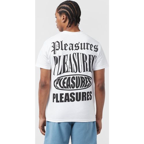 Pleasures Stack T-Shirt, White - Pleasures - Modalova