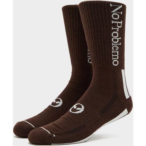 No Problemo Logo Socks, Brown - No Problemo - Modalova