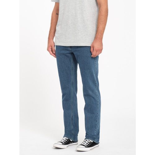 Volcom Jean Solver - Washed Blue - Volcom - Modalova