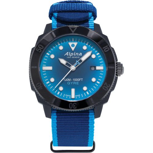 Watch Seastrong Diver Gyre Smoked Blue Mens D - Alpina - Modalova
