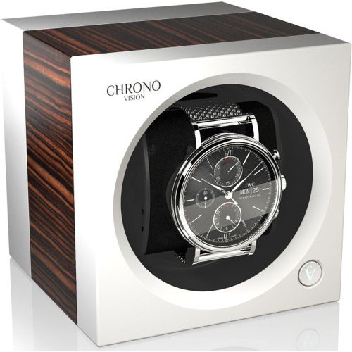 One Watch Winder Bluetooth Macassar Silk White Silk - Chronovision - Modalova