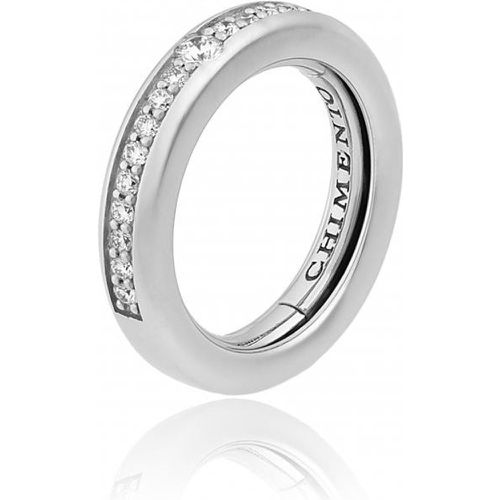 Forever Stack Me Line 18ct White Gold Diamond Adjustable Size-Fit Ring - Chimento - Modalova