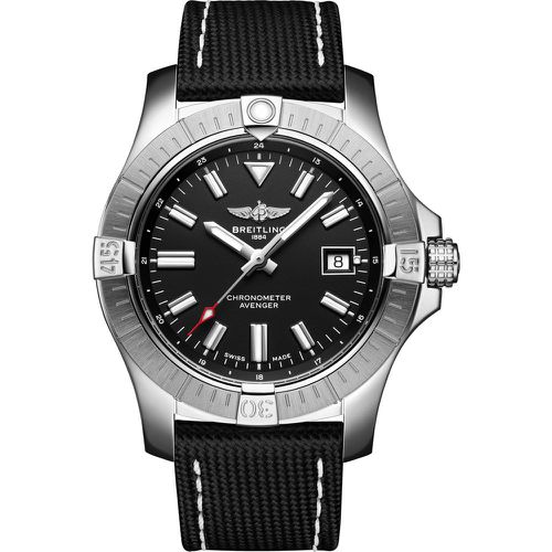Watch Avenger Automatic 43 Leather Tang Type - Breitling - Modalova