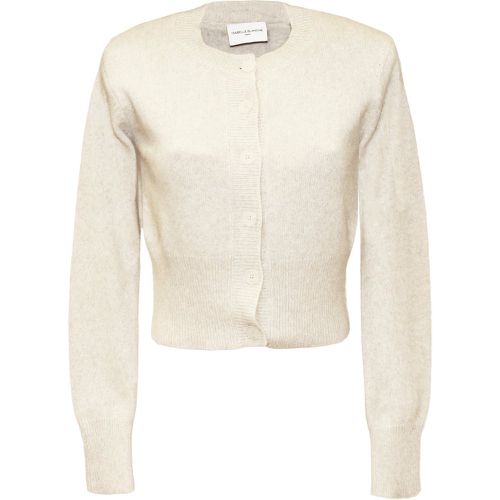 ISABBELLE BLANCHE Cardigan in lana e volpe con spalline - ISABELLE BLANCHE - Modalova