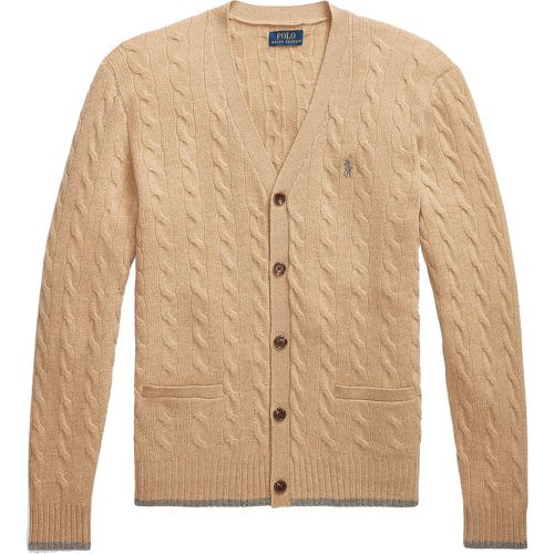 Cardigan a trecce in lana e cashmere - Polo Ralph Lauren - Modalova