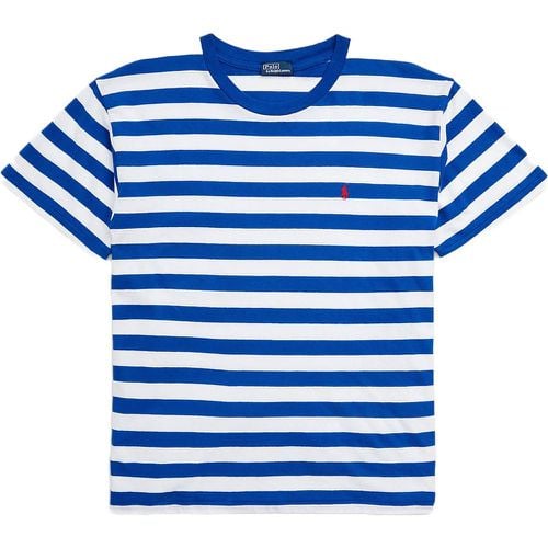 T-shirt girocollo a righe in jersey - Polo Ralph Lauren - Modalova