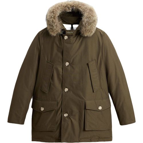 Arctic Parka in Ramar Cloth con pelliccia removibile - WOOLRICH - Modalova