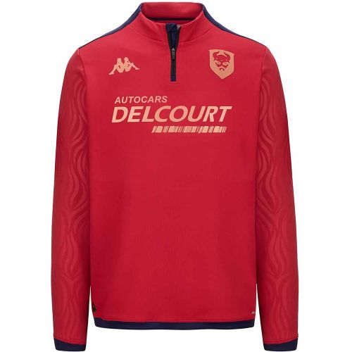 Sweatshirt Ablas Pro 8 SM Caen 24/25 Rouge Enfant - Kappa - Modalova