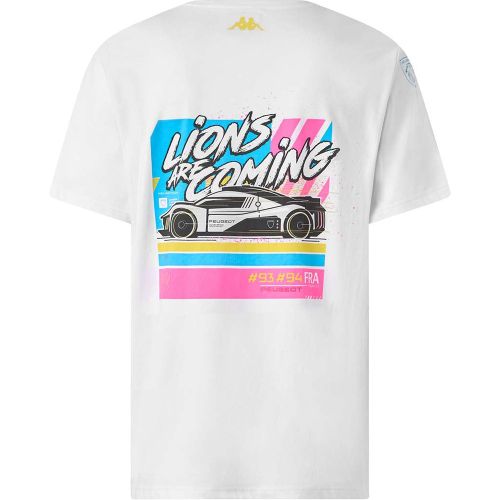 T-Shirt Allergraph Peugeot Sport 2025 Blanc Enfant - Kappa - Modalova