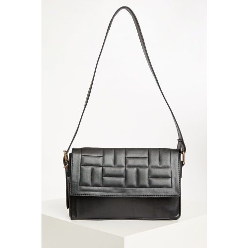 Fuax Leather Bag - Black - DeFacto - Modalova