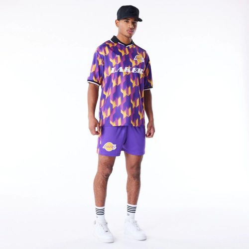 LA Lakers NBA Soccer Purple Short Shorts unisex - New Era Cap - Modalova