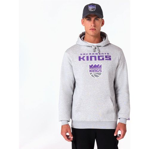 Sacramento Kings NBA Grey Pullover Hoodie unisex - New Era Cap - Modalova