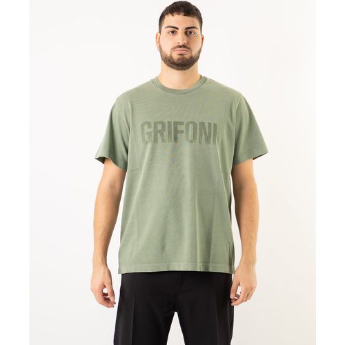 T-Shirt Grifoni Verde - GRIFONI - Modalova