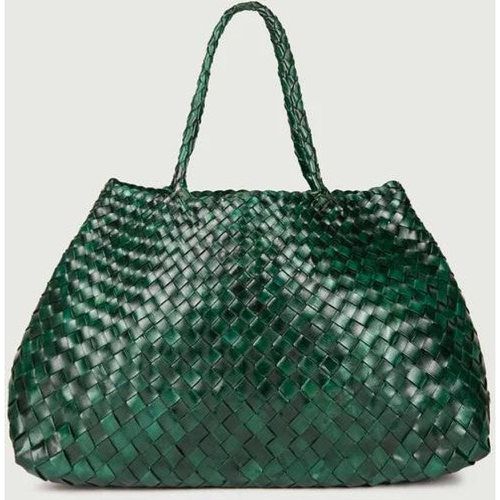 Borsa Procida Intrecciata verde - THE JACK LEATHER - Modalova