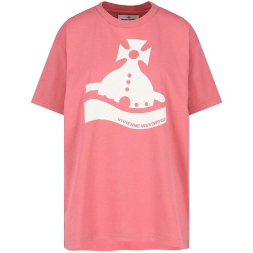 T-shirt stampata "Sunken Orb" - Vivienne Westwood - Modalova