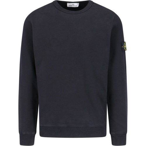 Felpa girocollo logo - Stone Island - Modalova