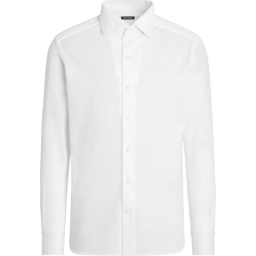 Camicia elegante bianca - Zegna - Modalova