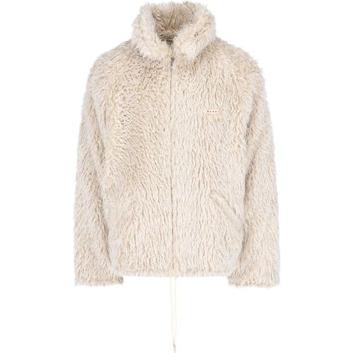 Giacca cappuccio in finto shearling - Marni - Modalova