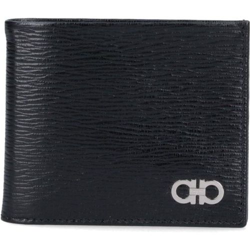 Portafoglio bifold "Gancini" - Ferragamo - Modalova