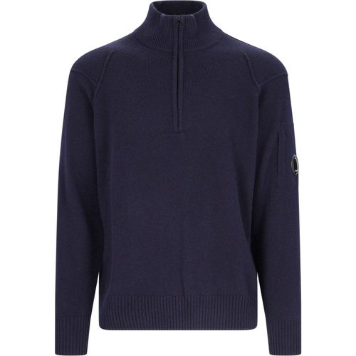 Maglione a collo alto zip - C.P. Company - Modalova