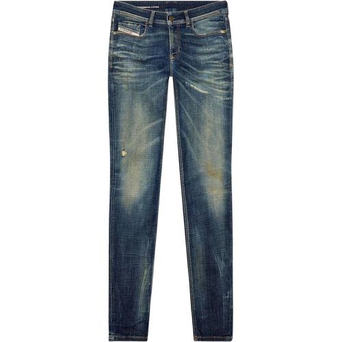 Jeans slim fit effetto usato - Diesel - Modalova