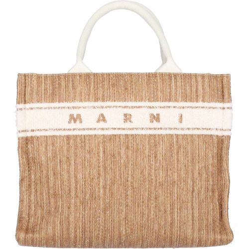 Borsa tote logo - Marni - Modalova