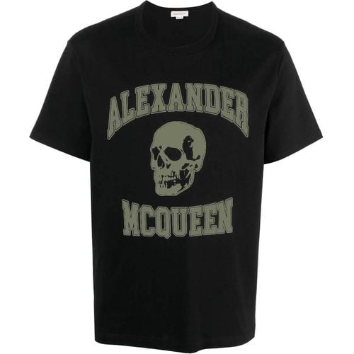 T-shirt con stampa - alexander mcqueen - Modalova
