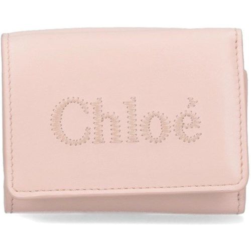 Portafoglio tri-fold mini "Sense" - Chloé - Modalova