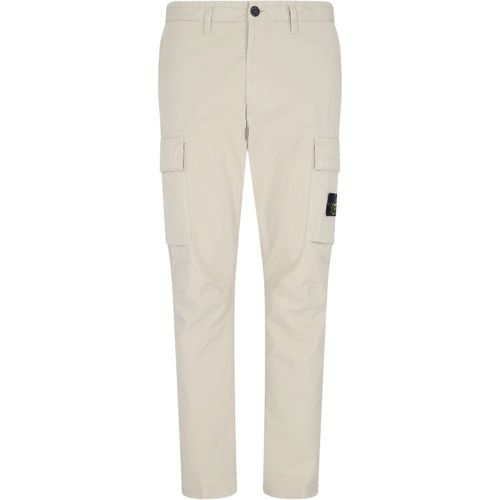 Pantaloni cargo logo - Stone Island - Modalova