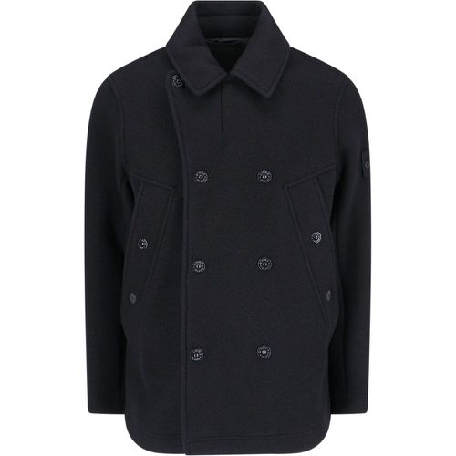 Cappotto doppiopetto "Ghost" - Stone Island - Modalova