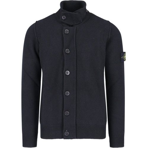 Maglia a collo alto logo - Stone Island - Modalova