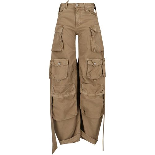 Pantaloni cargo lunghi cut-out - The Attico - Modalova