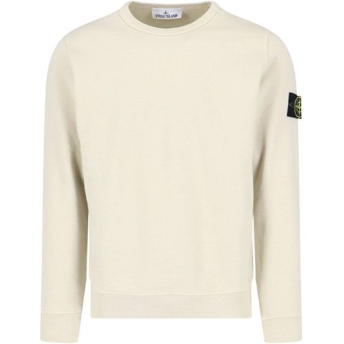 Felpa girocollo logo - Stone Island - Modalova