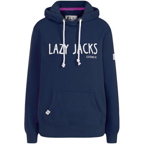 Womens LJ7 Printed Hooded Sweatshirt 16 - Lazy Jacks - Modalova