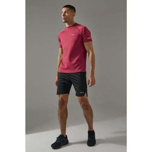 Conjunto De Pantalón Corto Y Camiseta Man Active Resistente - boohoo - Modalova