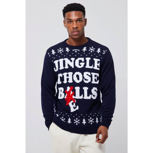 Maglione natalizio con slogan Jingle Those Bells - boohoo - Modalova