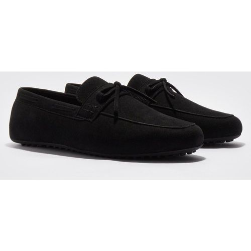 Mocasines De Ante Sintético, Negro - boohoo - Modalova