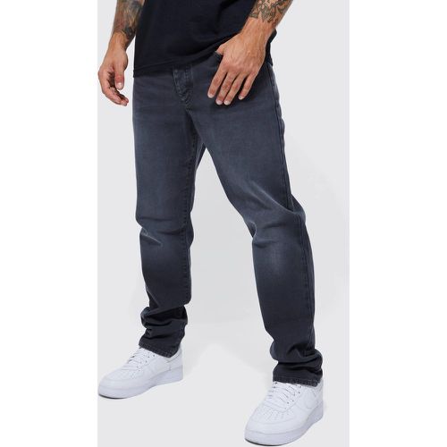 Jeans dritti in denim rigido - boohoo - Modalova