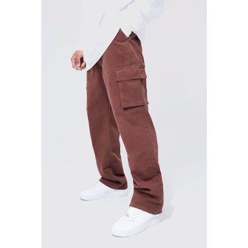 Pantaloni Chino stile Cargo rilassati - boohoo - Modalova