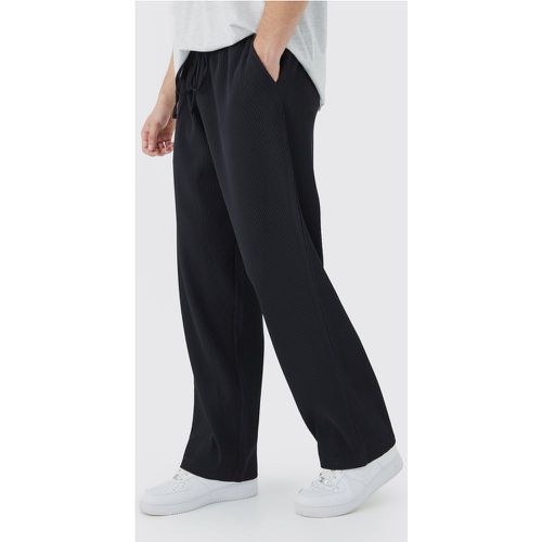 Pantaloni alla caviglia Tall rilassati con pieghe e vita elasticizzata - boohoo - Modalova