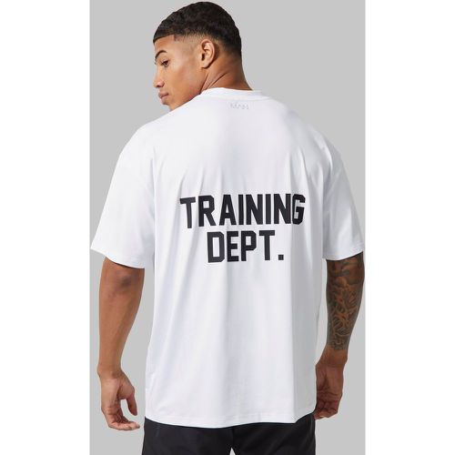 Camiseta Oversize Man Active Resistente Training Dept - boohoo - Modalova