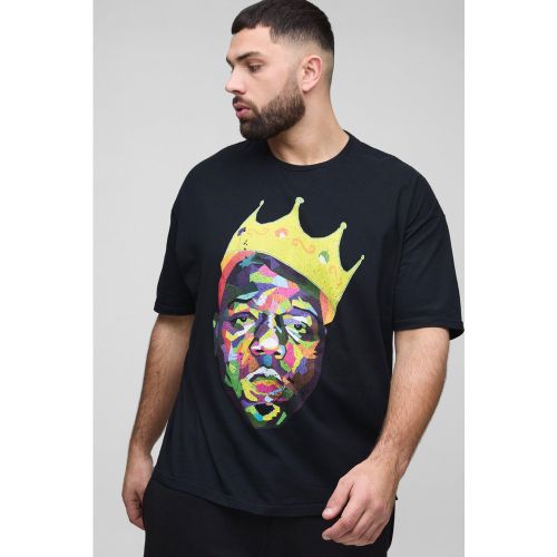 Camiseta Plus Con Estampado De Biggie Y Corona - boohoo - Modalova