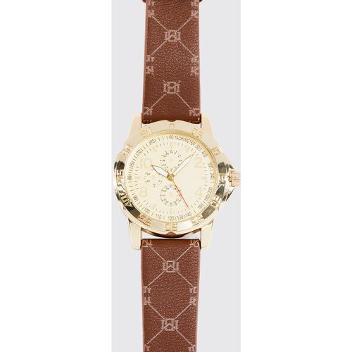 Reloj Con Correa De Cuero Sintético Estampada - boohoo - Modalova