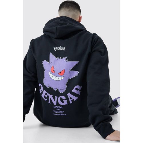 Sudadera Oversize Con Capucha Y Estampado De Pokemon Gengar - boohoo - Modalova