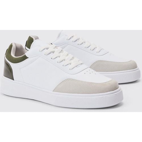 Zapatillas Deportivas Blancas Con Suela Gruesa - boohoo - Modalova