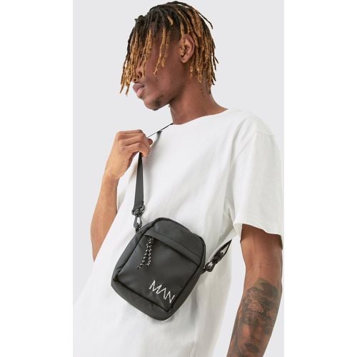 Basic Messengar Bag In Black, Negro - boohoo - Modalova