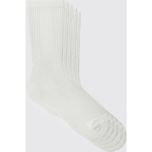 Plain Sports Socks, Bianco - boohoo - Modalova