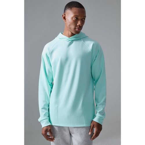 Sudadera Man Active Elástica Suave Con Capucha Y Estampado De Yoga - boohoo - Modalova