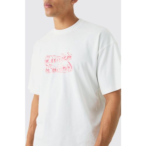 Camiseta Oversize Con Estampado Limited Edition - boohoo - Modalova
